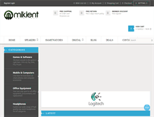 Tablet Screenshot of mikient.com